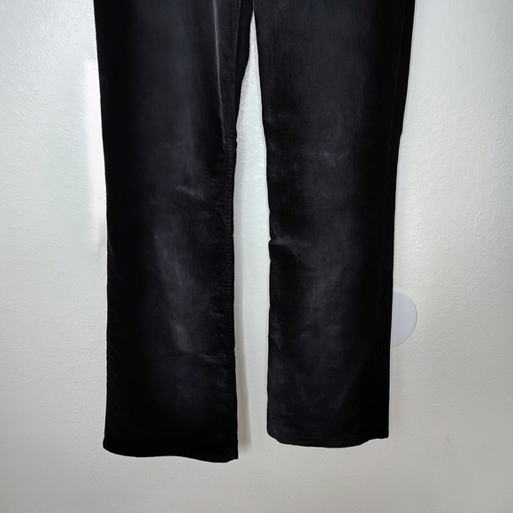 J. Jill Women's Black Stretch Corduroy Pants Sz 6 High Rise Straight Leg - Picture 2 of 12